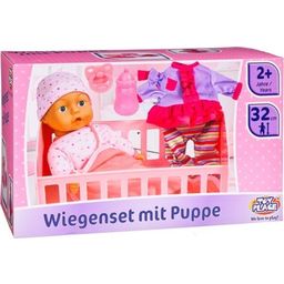 Toy Place Cradle Set with Doll - 1 item