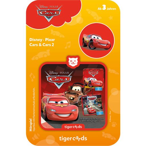 tigerbox tigercard - Disney - Cars 1 / Cars 2 - 1 k.