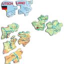 Puzzle - Sestavljanka z okvirjem - Nemčija - fizični zemljevid - nemščina - 1 k.