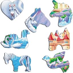 Larsen Frame Puzzle - Unicorns - 1 item