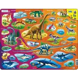 Frame puzzle - Dinosaurs and their Epochs - German