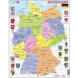 Frame Puzzle - Germany - Political Map, 48 pieces - German