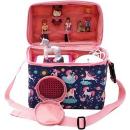 Unicorn Carrying Bag for Tonie Boxes - Pink/Dark Blue