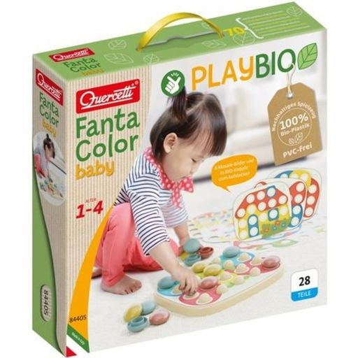 Quercetti Play Bio - Steckspiel Fantacolor Baby - 1 Stk