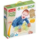 Quercetti Play Bio -  Chunky Peggy Stacking Game - 1 item