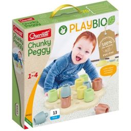 Quercetti Play Bio -  Chunky Peggy Stacking Game - 1 item