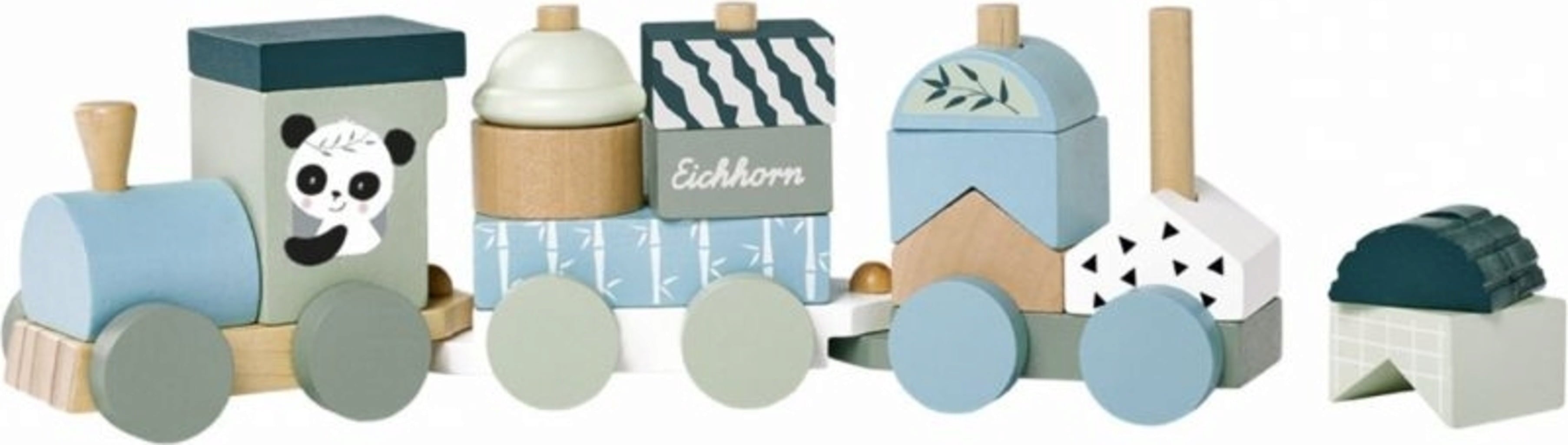 Eichhorn Trenino in Legno - Panda 16 pz. - 1 pz.