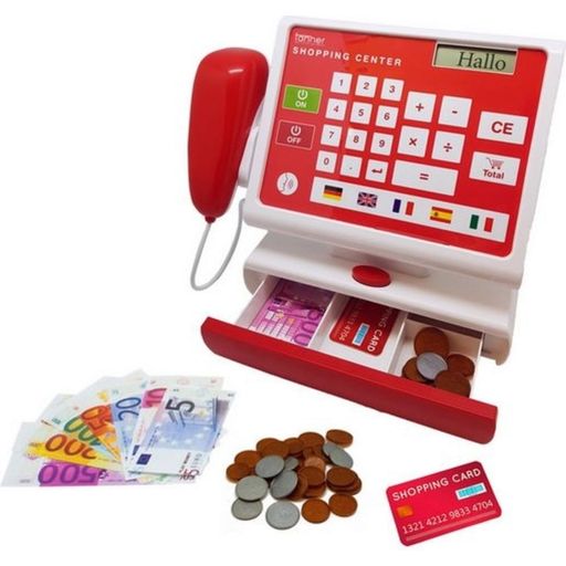 Tanner Scanner Cash Register & Play Money - 1 item