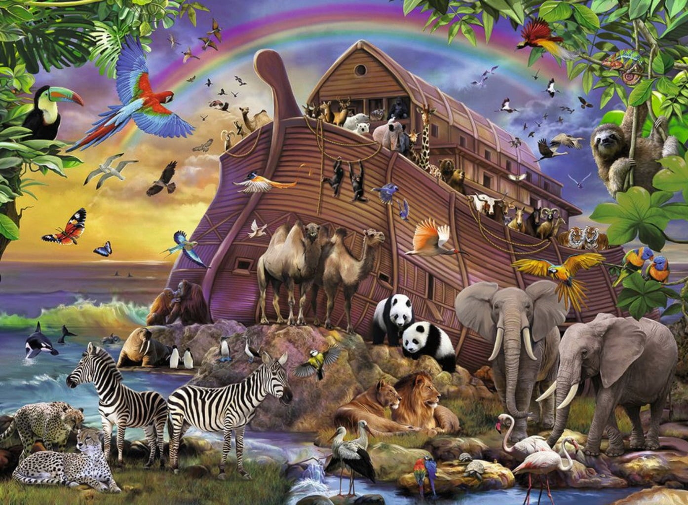 Puzzle - Unterwegs mit der Arche, 150 XXL-Teile - 1 Stk