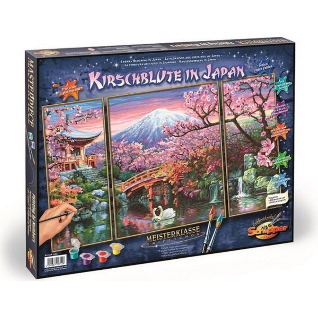 Outlet Ravensburger Paint Puzzle Japanische Kirschblute NEW SEALED RARE