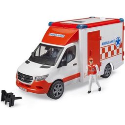Bruder MB Sprinter Ambulanz mit Fahrer - 1 Stk