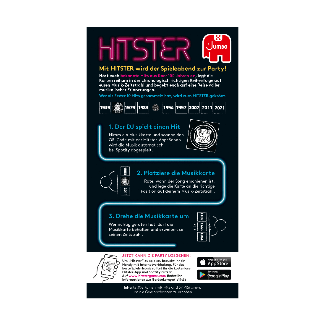 JUMBO Spiele Hitster - 1 Stk