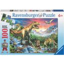 Ravensburger Pussel - Med dinosaurierna, 100 bitar - 1 st.