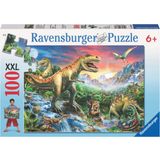 Ravensburger Pussel - Med dinosaurierna, 100 bitar