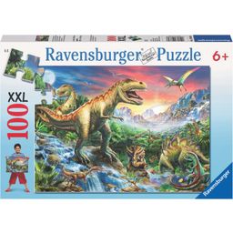 Ravensburger Pussel - Med dinosaurierna, 100 bitar - 1 st.