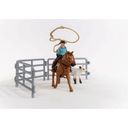 42577 - Farm World - Team Roping with a Cowgirl - 1 item