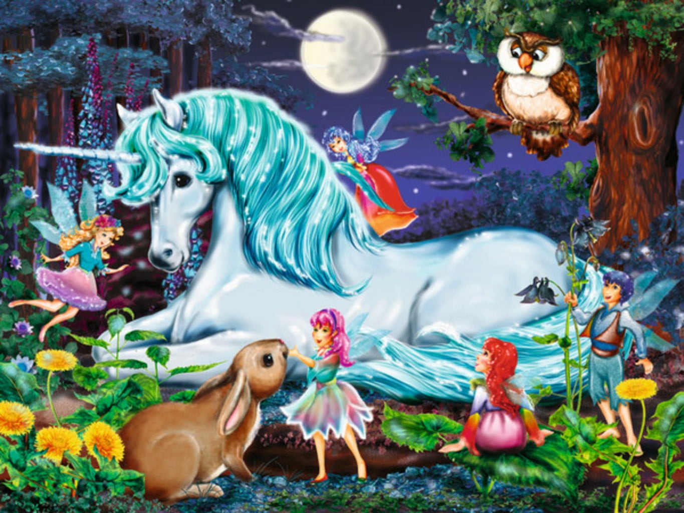 Ravensburger Pussel - I den Magiska Skogen, 100 bitar - 1 st.