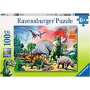 Ravensburger Puzzle - Tra i Dinosauri, 100 Pezzi XXL - 1 pz.
