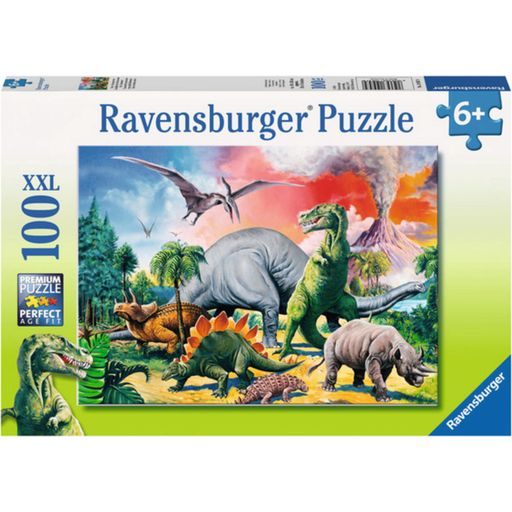 Ravensburger Puzzle - Med dinozavri, 100 delov XXL - 1 k.