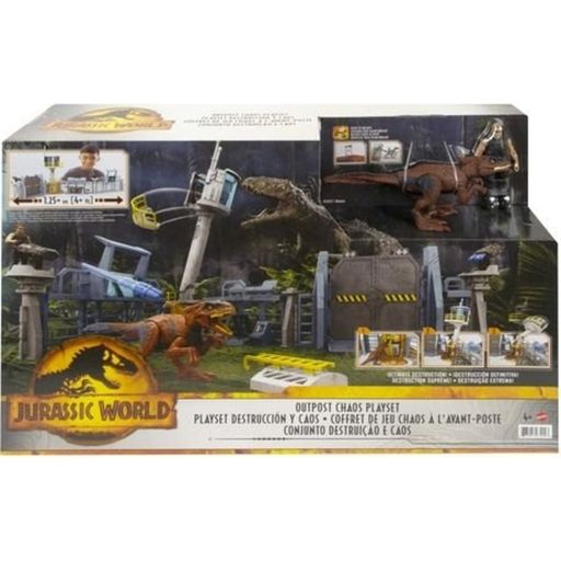 MATTEL Jurassic World - Outpost Chaos Playset - 1 k.