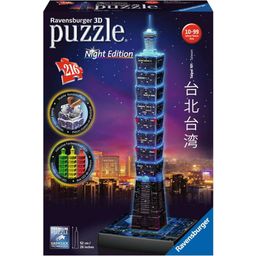 Puzzle - 3D Puzzle - Taipei 101 ponoči, 216 delov