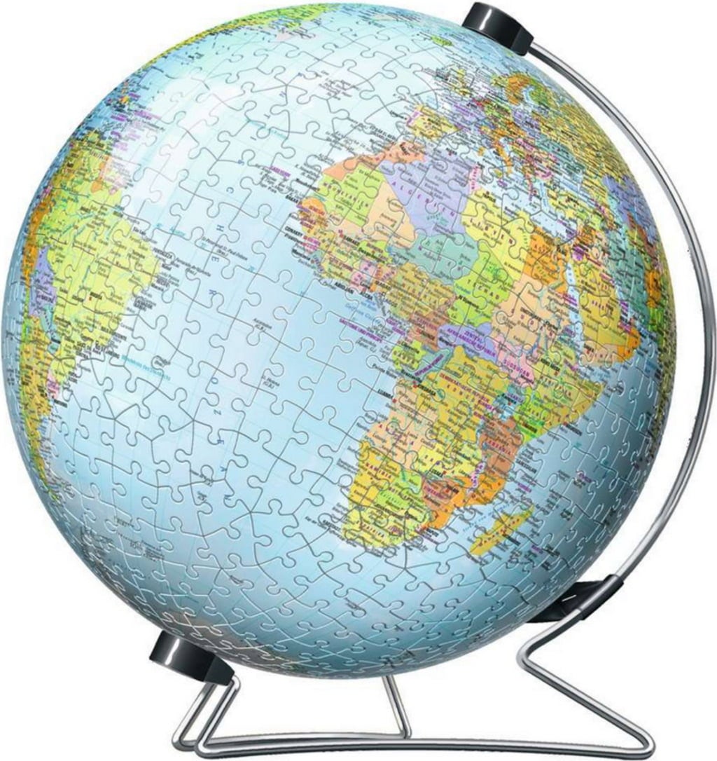 Puzzle - 3D Puzzle-Ball - Globo in Tedesco, 540 Pezzi - 1 pz.