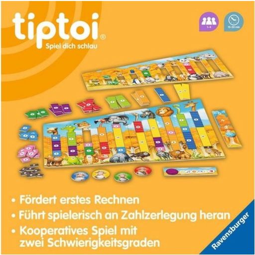 tiptoi - Spiel - Der verrückte Rechen-Zoo - 1 Stk