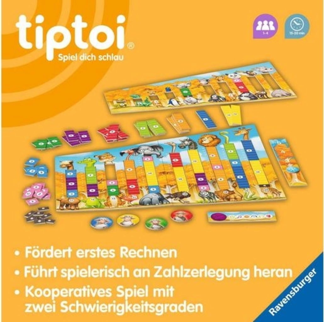 tiptoi - Spiel - Der verrückte Rechen-Zoo - 1 Stk