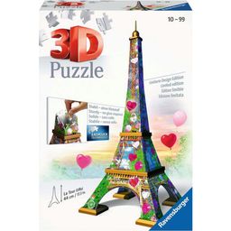 Pussel - 3D-pussel - Eiffeltornet Love Edition - 1 st.