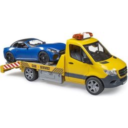 MB Sprinter Car Transporter with Lights, Sounds & Roadster - 1 item