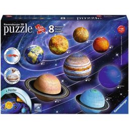 Puzzle - 3D Puzzle-Ball - Planetenbox 27/54/72/108 Teile