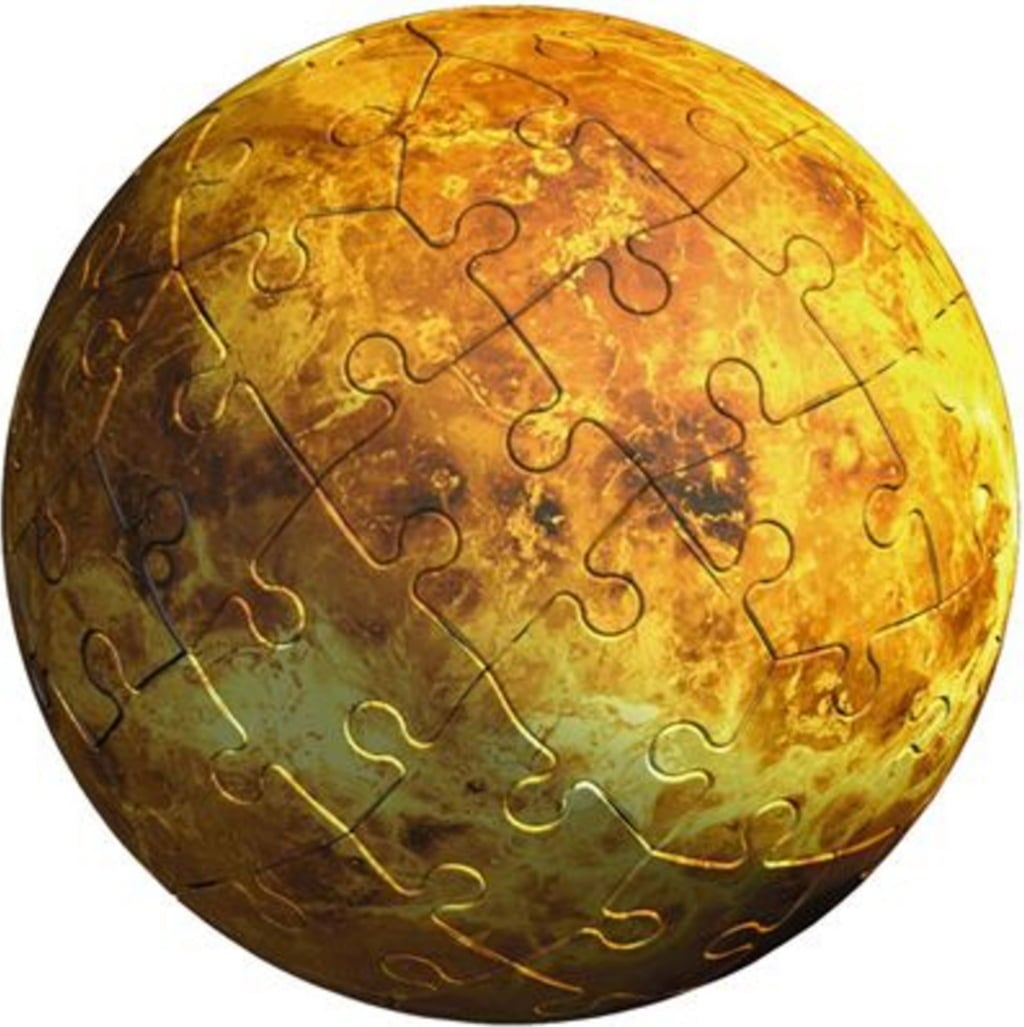 Puzzle - 3D Puzzle-Ball - Planetenbox 27/54/72/108 Teile - 1 Stk