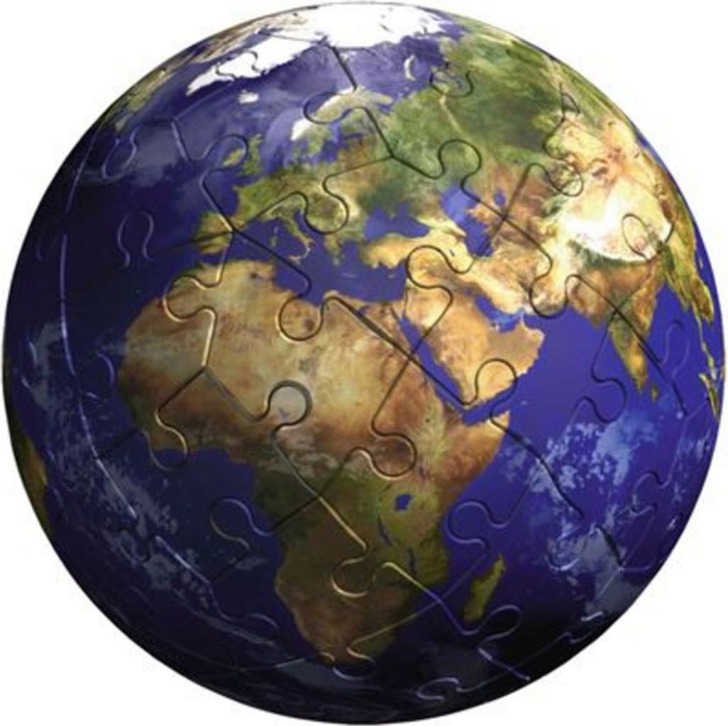 Puzzle - 3D Puzzle-Ball - Planetenbox 27/54/72/108 Teile - 1 Stk