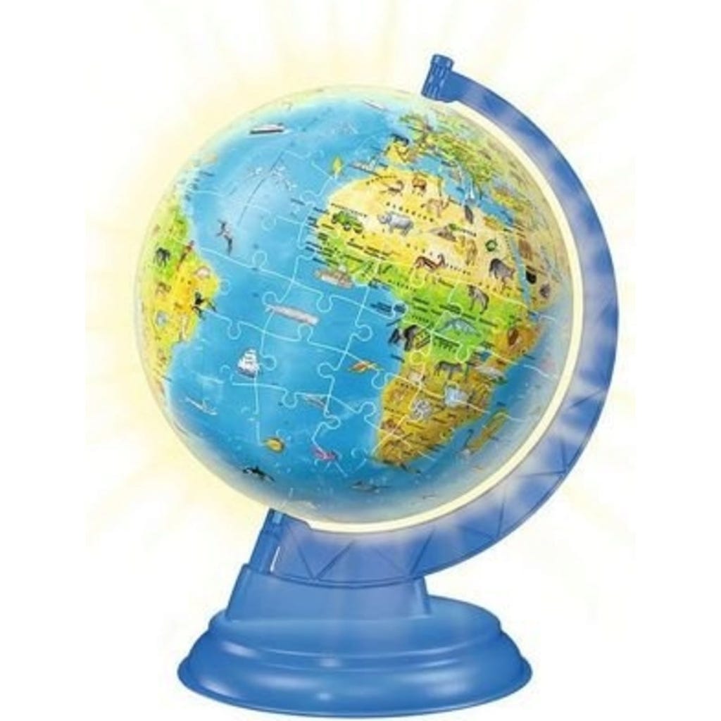 Ravensburger 3D Puzzle - Children's Globe with Ligh…