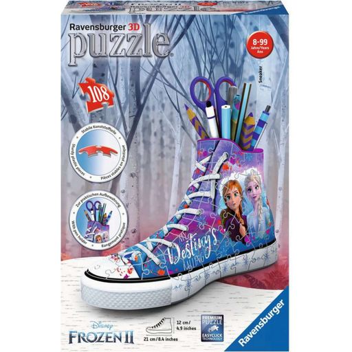Puzzle - 3D Puzzle - Sneaker - Frozen 2, 108 Teile - 1 Stk