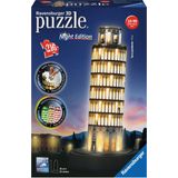 Puzzle - 3D Puzzles - Poševni stolp v Pisi ponoči, 216 delov