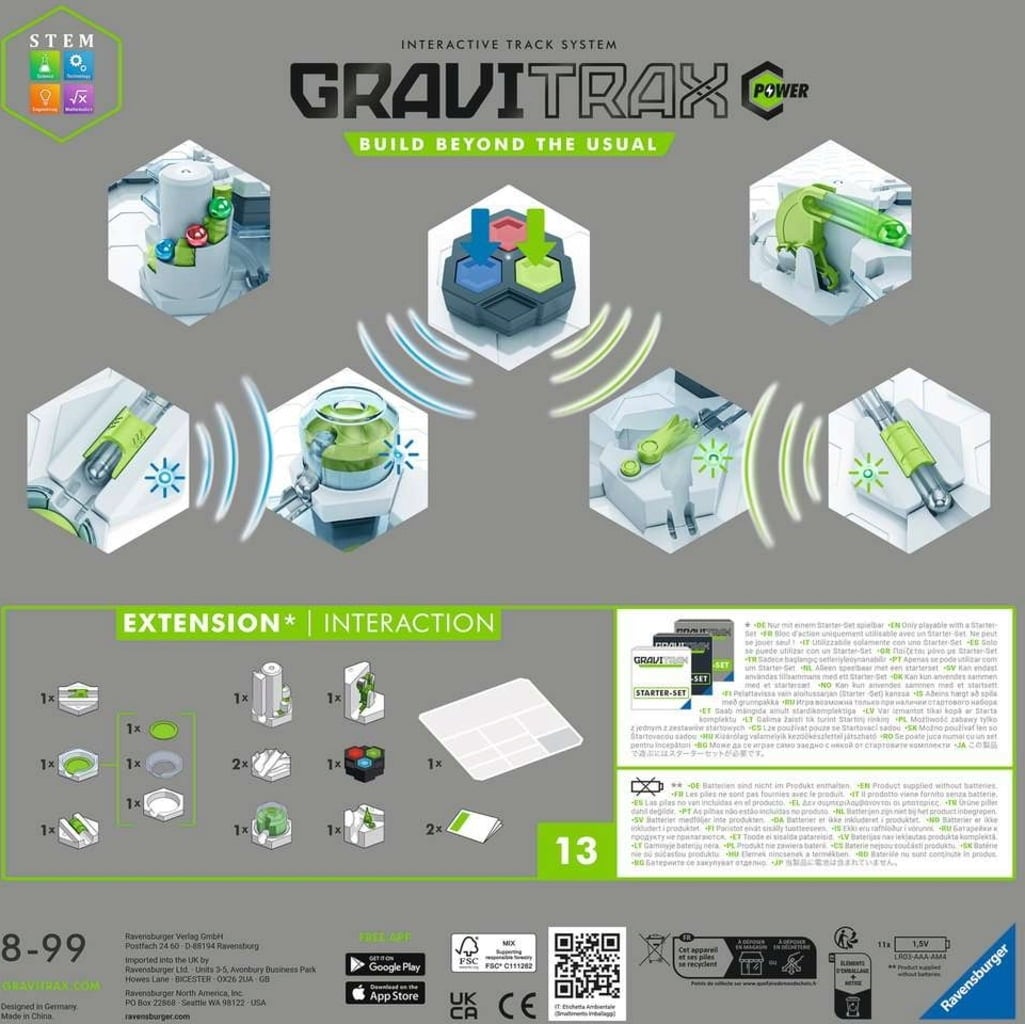 Ravensburger Expansión GraviTrax POWER - Interaction
