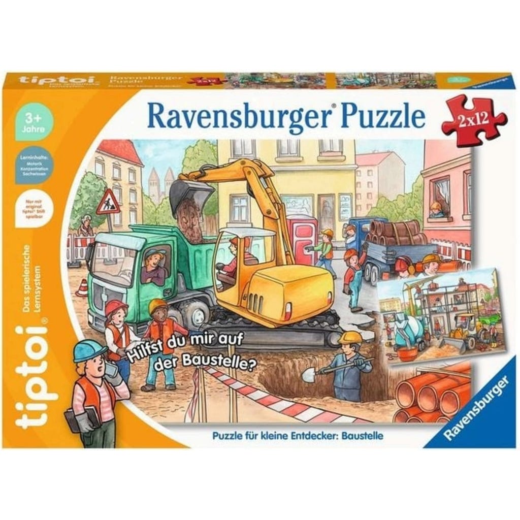 Ravensburger tiptoi - Puzzle für kleine Entdecker - Baustelle (IN