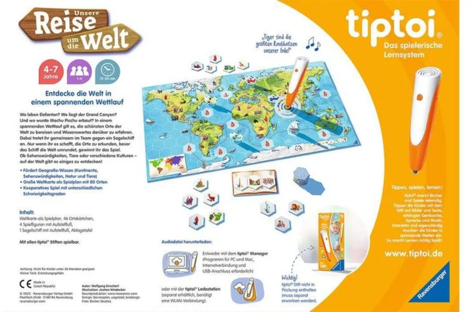 tiptoi - Spiel - Unsere Reise um die Welt (IN TEDESCO)