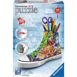 Jigsaw - 3D Puzzles - Graffiti Style Sneaker, 108 Pieces