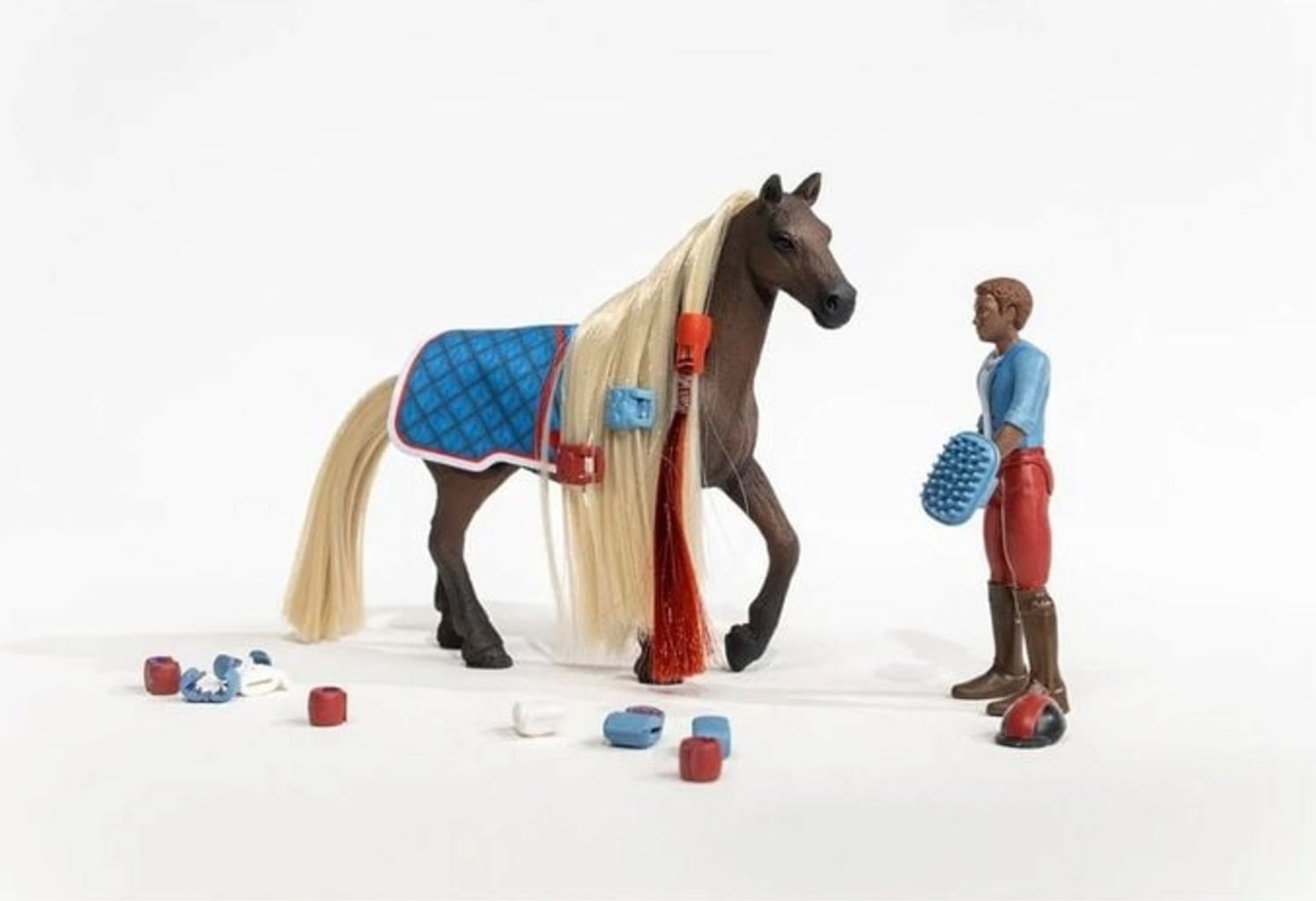 Schleich 42586 - Horse Club - Leo och Rocky