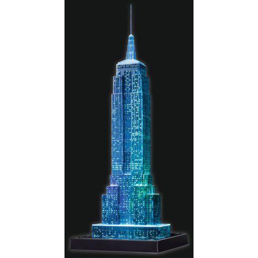 Puzzle - 3D Vision Puzzle - Empire State Building bei Nacht, 216 Teile - 1 Stk