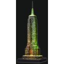 Puzzle - 3D Vision Puzzle - Empire State Building ponoči, 216 delov - 1 k.