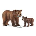 42473 - Wild Life - Grizzlybjörn, hona med unge