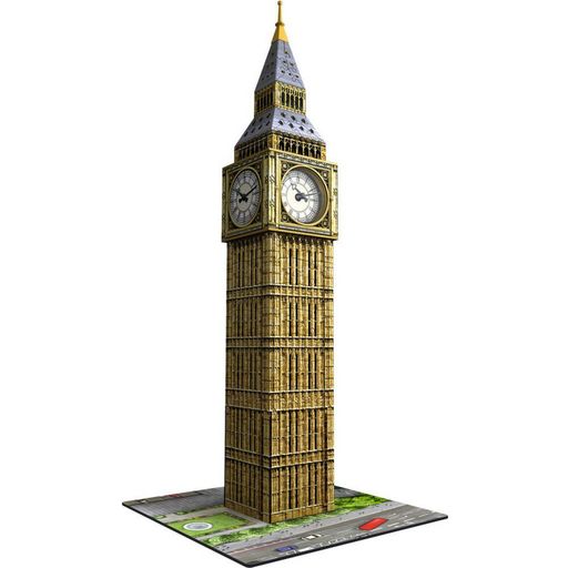 Jigsaw - 3D Vision Puzzle - Big Ben with Clock, 216 Pieces - 1 item