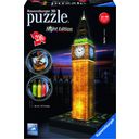Puzzle - 3D Puzzle - Big Ben ponoči, 216 delov - 1 k.