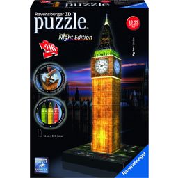 Jigsaw - 3D Puzzle - Big Ben at Night, 216 Pieces