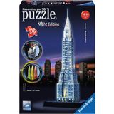 Puzzle - 3D Puzzle - Chrysler Building ponoči, 216 delov