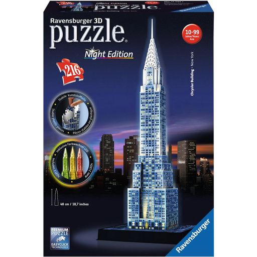 Puzzle - Puzzle 3D - Chrysler Building, 216 Pezzi - 1 pz.