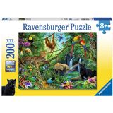 Puzzle - Tiere im Dschungel XXL, 200 Teile
